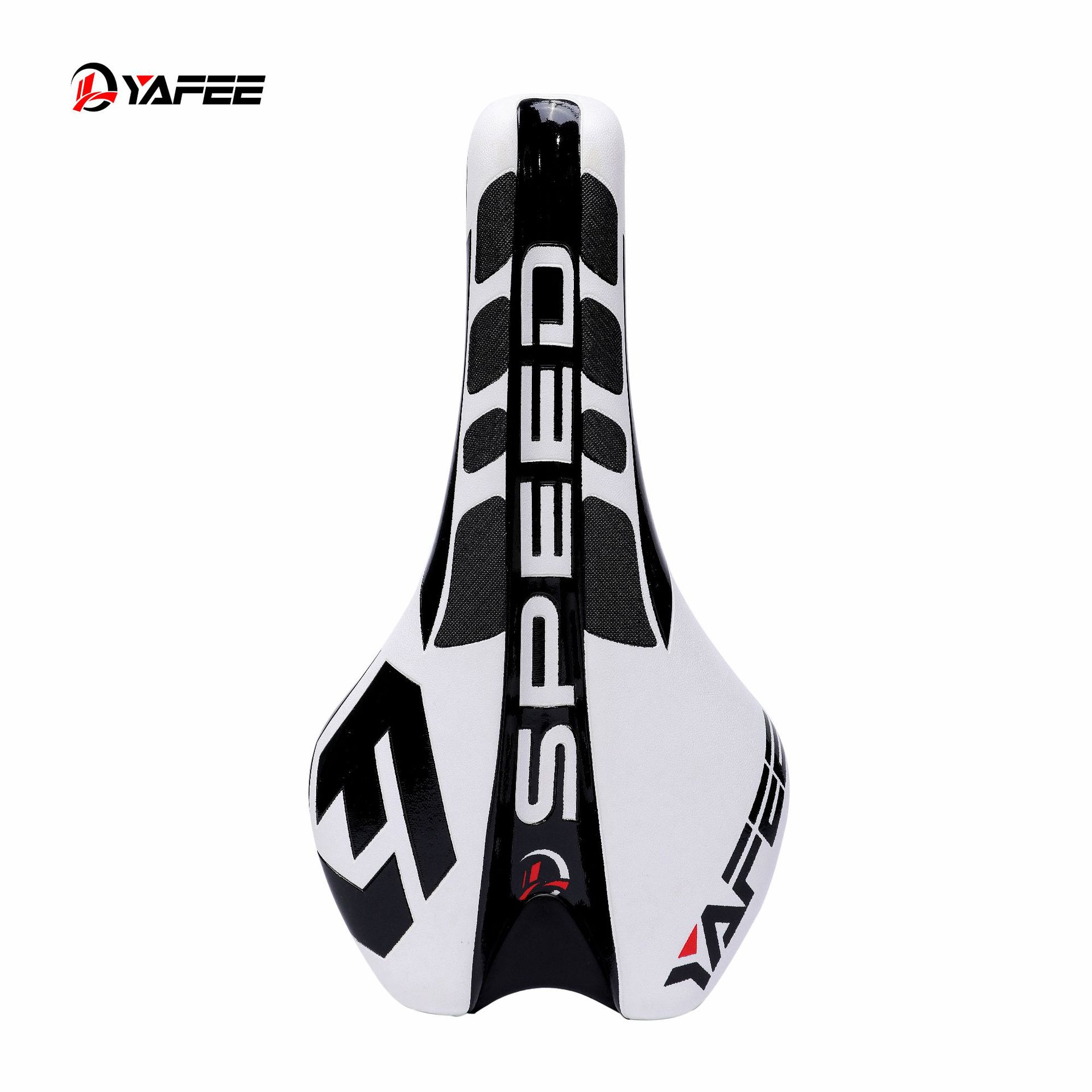 

YAFEE Saddle Seat Mountain Bike Riding Cushion Bicycle Breathable Shock Absorption 270x135mm білий
