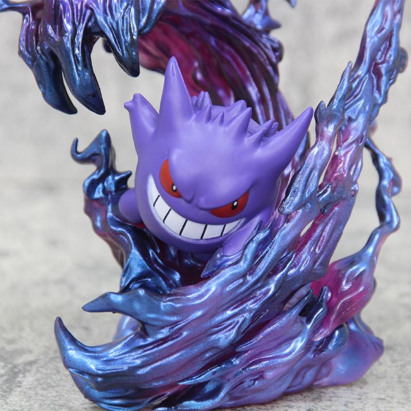 19cm Pokemon Gengar Anime Figure Ghost Claw Action Model Pvc Model Statue Collection Ornament Ornaments Toys Birthday Present Premium Quality