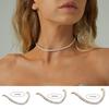 Choker Halskette Geometrischer Hip Hop Schmuck Bunt Funkelnde Halskette Schmuck Geschenke