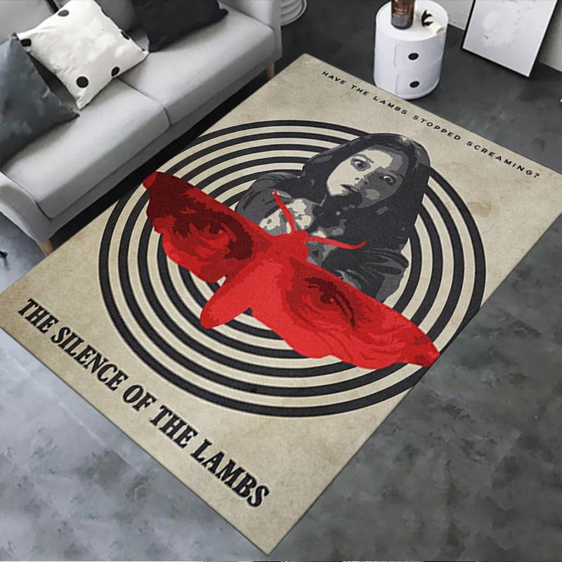 The Silence of the Lambs Carpet Rug for Living Room Bedroom Home Sofa Decoration,Kids Play Non-slip Floor Mat
