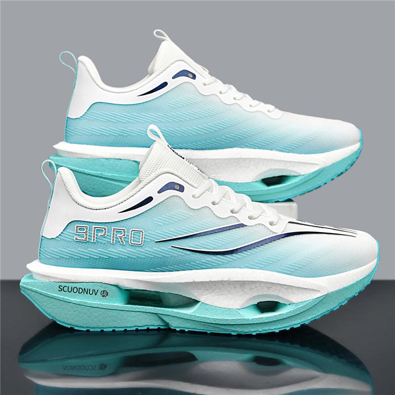 Scarpe da Corsa da Gara con Piastra in Carbonio per Ragazzi - Ultraleggere, Ammortizzanti, Mesh Traspirante per Bambini Medi e Grandi