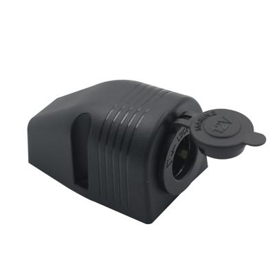 12V jūrinio motociklo auto cigarečių degiklio įkroviklio lizdo vandeniui atsparus dangtelis