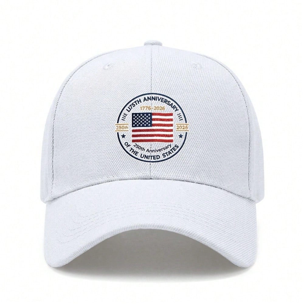 Black Baseball Cap - 250Th Anniversary USA Flag Print Adjustable Breathable Outdoor Sports Hat For Men Women Fation Baseball Cap