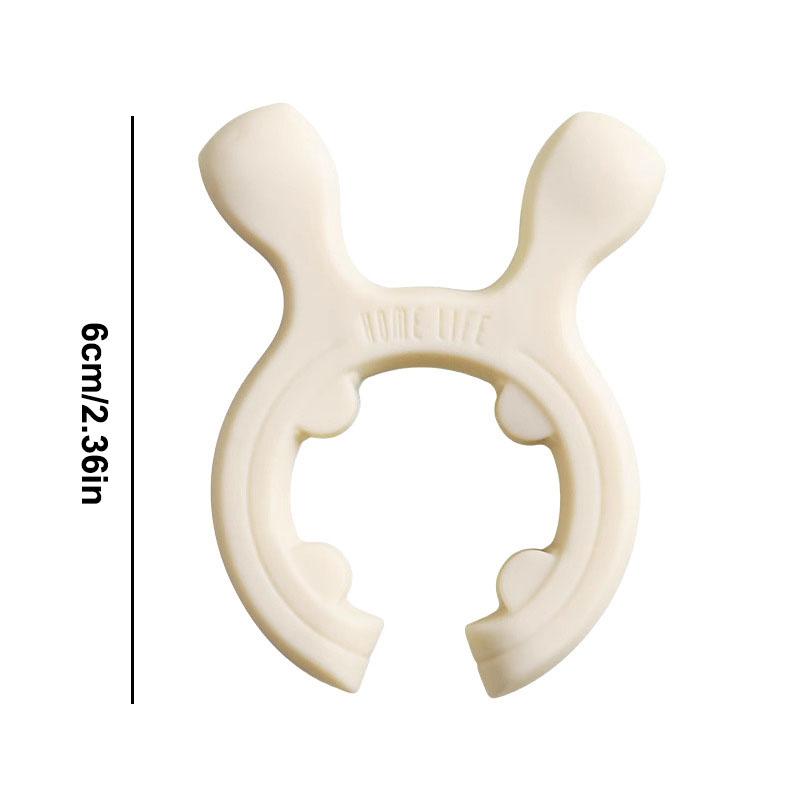 Multifunctional Deer Ear Spatula Holder Anti Scalding Overflow Pot Clip Silicone Spoon Rest Cooking Utensils Clip Kitchen Gadget