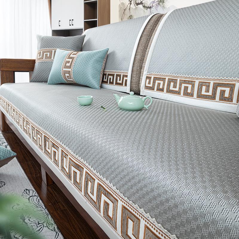 

New Chinese Sofa Cushion New Four-Season Universal High-End Non-Slip Sofa Cover Sofa Seat Cushion Cover Cloth Towel 70*70cm