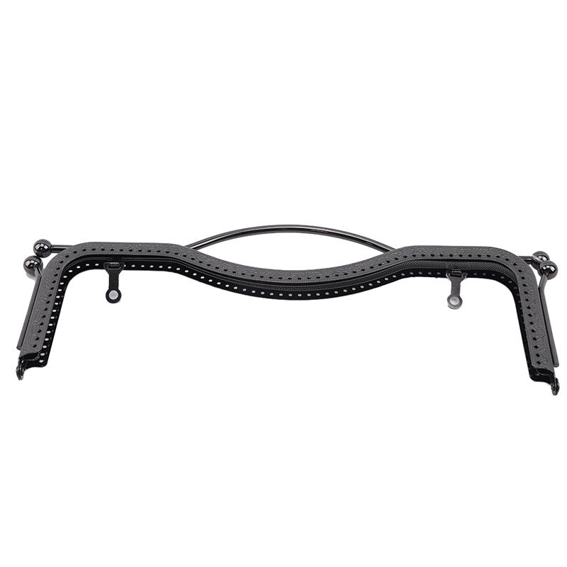 Dudak Şeklinde Çanta Yapımı Metal Çerçeveli Saplı Bozuk Para Çantası Çerçevesi Öpücük Kapatmalı Kilit Dikiş Kabartma Kendin Yap El Sanatı