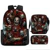 Set Zaino a 3 Pezzi Borsa a Tracolla Astuccio Slipknot Tessuto Oxford Per Materiale Scolastico