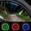 2/4 Stück Fahrradreifenventilbeleuchtung mit intelligentem Sensor, LED-Fahrradradlampe für Nachtfahrten, farbenfrohe Ventildekoration für Rennrad und Mountainbike, Fahrradzubehör