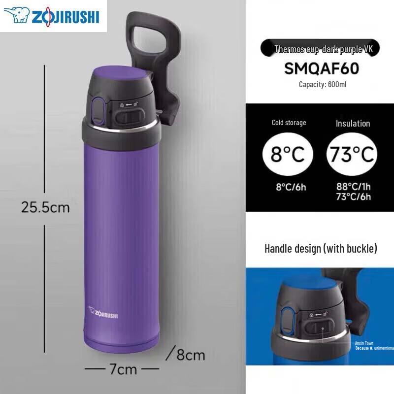 Zojirushi SM-QAF60 Stainless Steel Vacuum Insulated Water Bottle