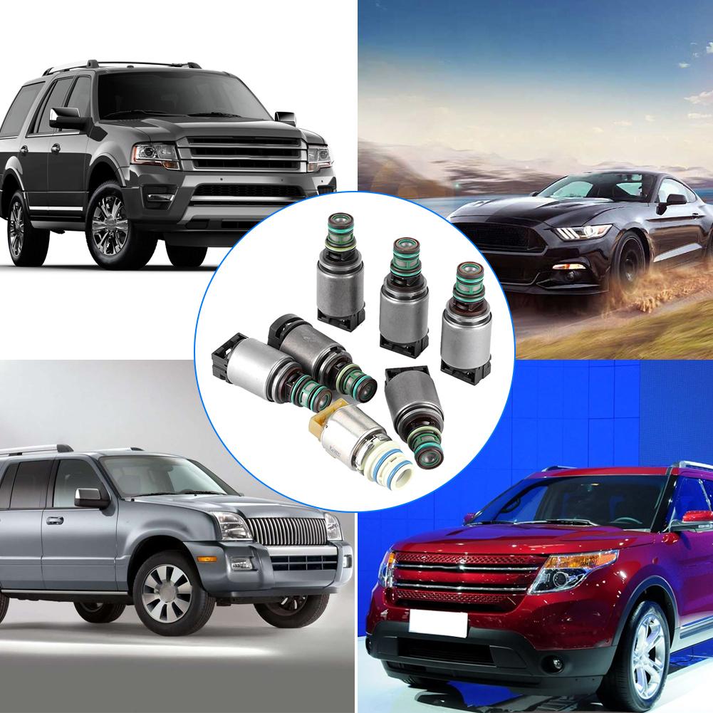 7pcs Transmission Valve Body Solenoid 6R60 6R80 Fit for Ford