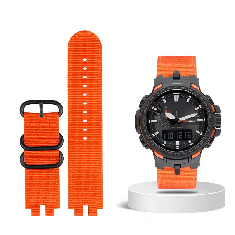 

Классический нейлоновый ремешок для часов Casio PROTREK серии PRW-3000 3100 6000 6100Y Браслет из холста Мужской ремешок для часов
