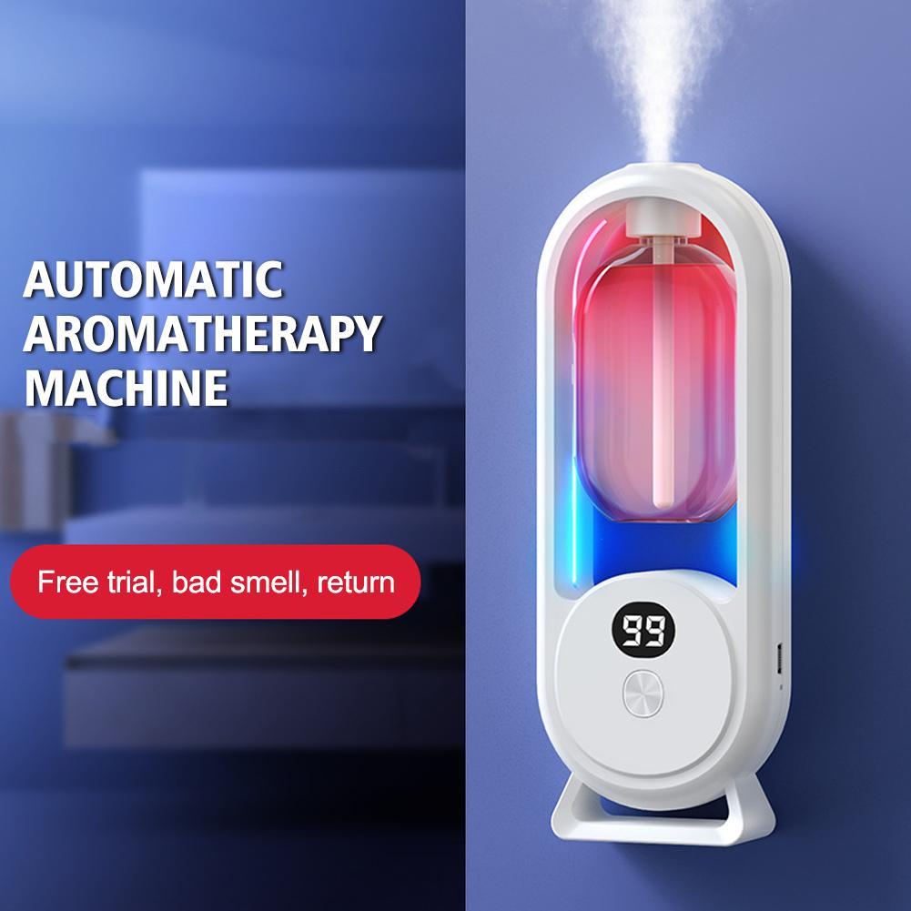 Intelligenter ätherischer Öl-Diffusor mit farbigem Leuchtlicht Aromatherapie-Maschine Leiser Betrieb Kein Lärm Tragbar für Auto Schlafzimmer