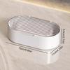 Double-Layer Soap Box Household Bathroom Non-Punching Hollow Drain Soap Box With Cover Dust Soapbox Holder
