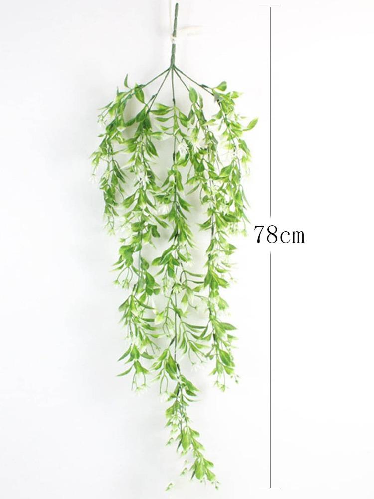 3Pcs Artificial Ivy Leaf Vine Green Fake Plant Wall Hanging Home Garden Bathroom Wedding Decor DIY Christmas Decorations Accessories