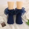 Spring Summer Kids Girls Lace Bow Socks Children Short Sock Soft Cotton Spanish Children Toddlers Socks 0-10 Years