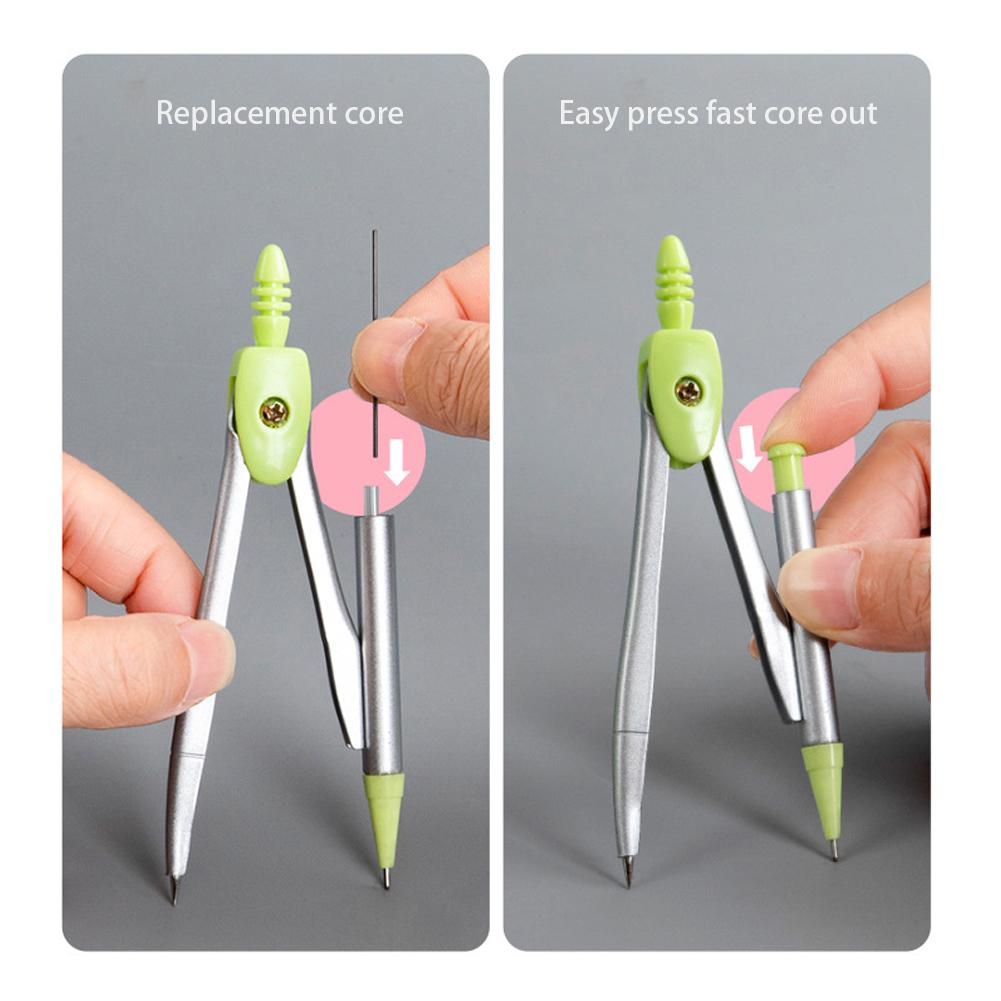 7-Piece Multi-Functional Drawing Tool Set with Colorful Cases for Students and Artists