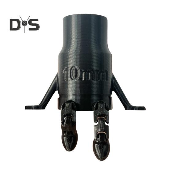 Socket Buddy, 3D-gedruckte Steckdosenfigur mit beweglichen Beinen, Schreibtischdekor, Stifthalter, Geschenk für Mechaniker und Heimwerker