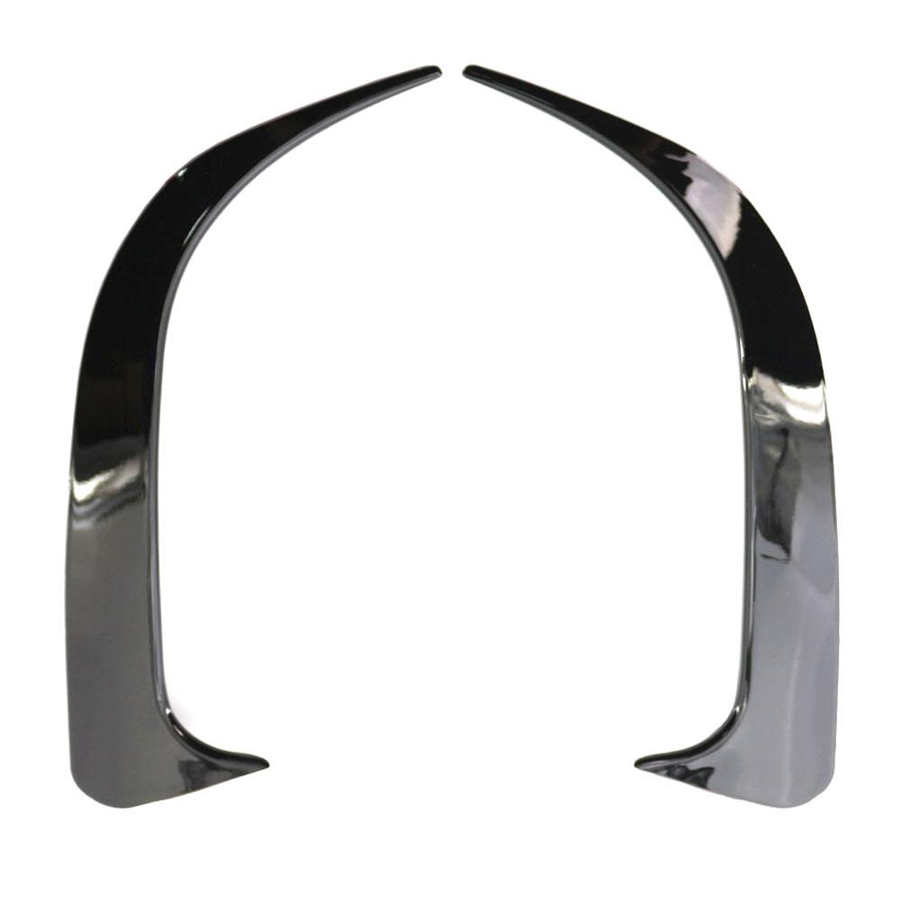 

Глянцевый черный ABS пластик задний бампер спойлер Canards вентиляционные отверстия для Mercedes-Benz CLA 45 AMG W117 250 200 2014-2018 чёрный