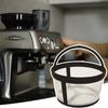 Kaffeefilterkorb Edelstahl-Gewebe Nylon Kaffeefiltermaschine Wiederverwendbar Tee Kaffee Filter Sieb Kaffee Zubehör