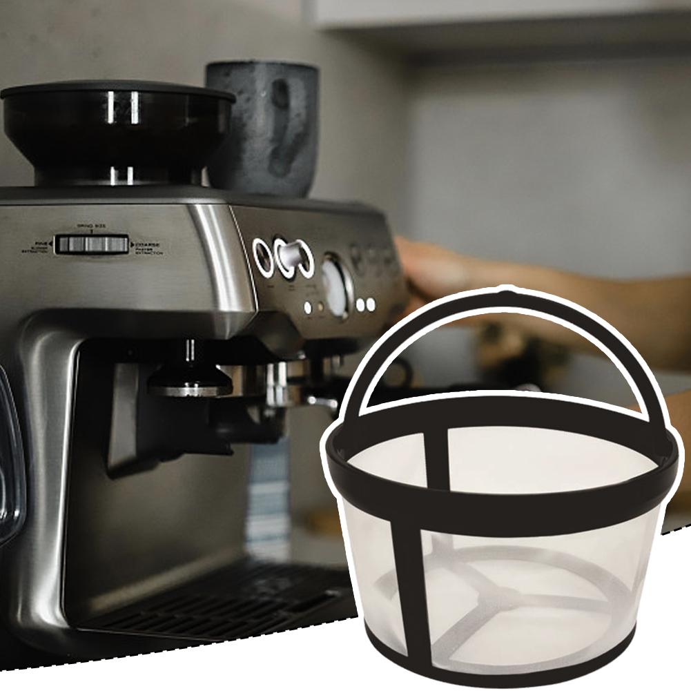 Kaffeefilterkorb Edelstahl-Gewebe Nylon Kaffeefiltermaschine Wiederverwendbar Tee Kaffee Filter Sieb Kaffee Zubehör