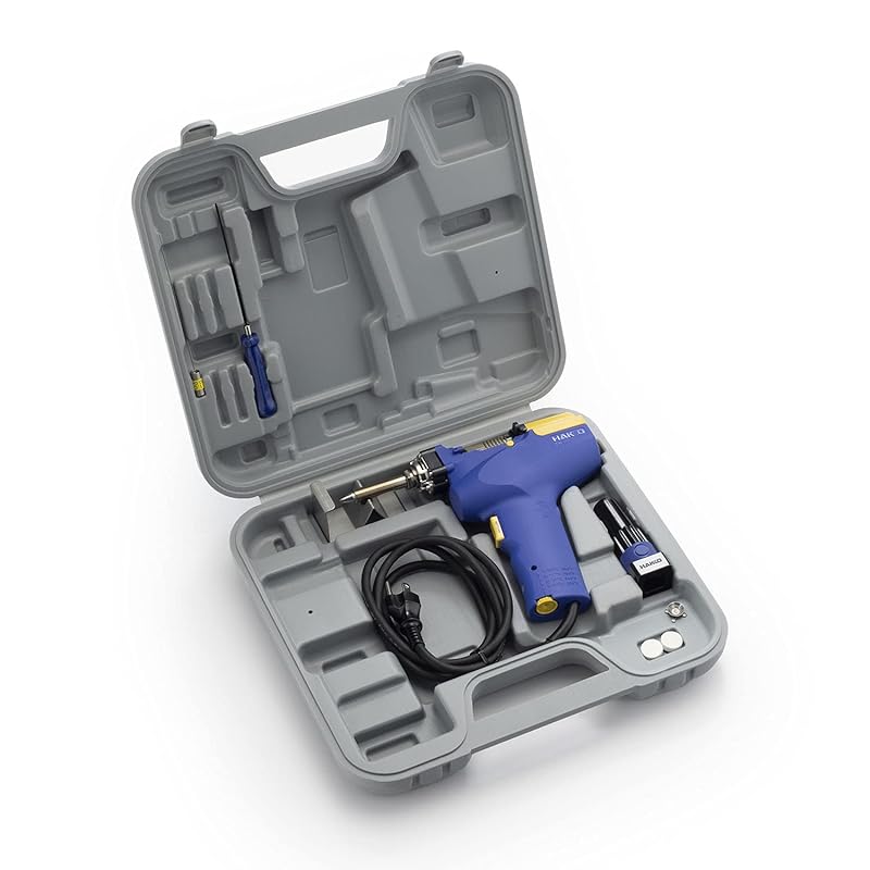 HAKKO FR301-82 Dial-Type Temperature Control Solder Sucker, Handy Type, 2-Prong Grounded Plug