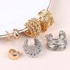 [HF]Hot 1Set Fashion Exaggerated Wide Clip-On Earrings Set For Women Simple Metal Earring Daily Wear Vacation Jewelry Gift