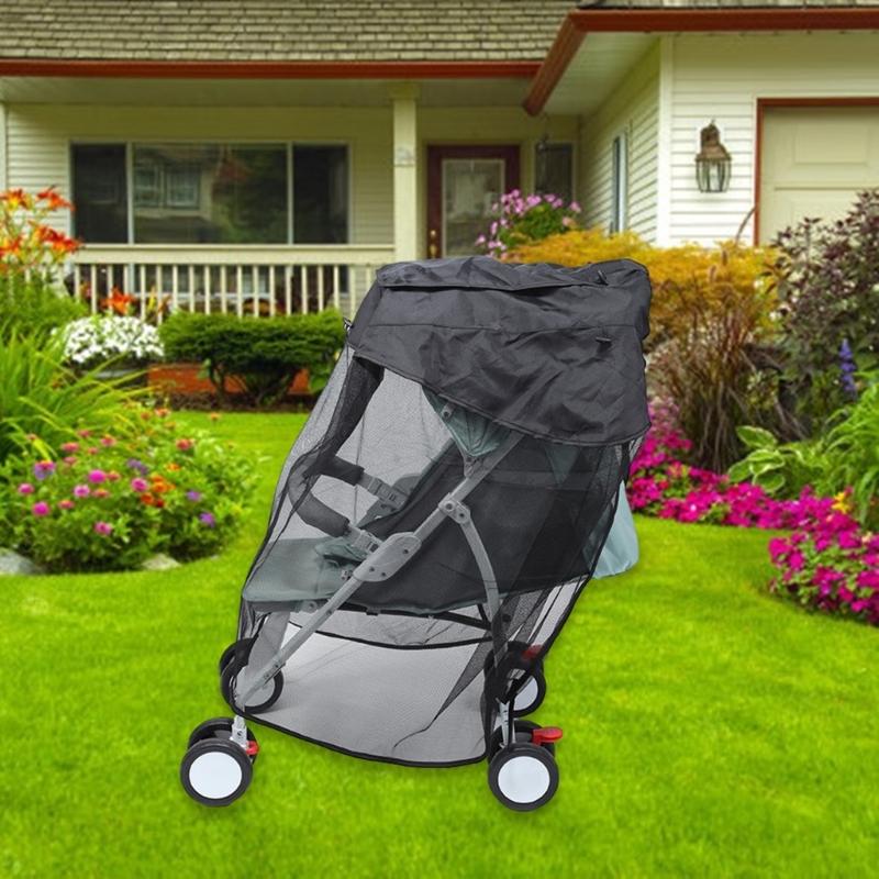 Baby Strollers Sunshade Cover Pushchair Canopy Full Coverage Pram Accessories Fly Protections Easy Attach