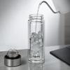 FUGUANG Double-Layer Borosilicate Glass Tea Infuser Bottle