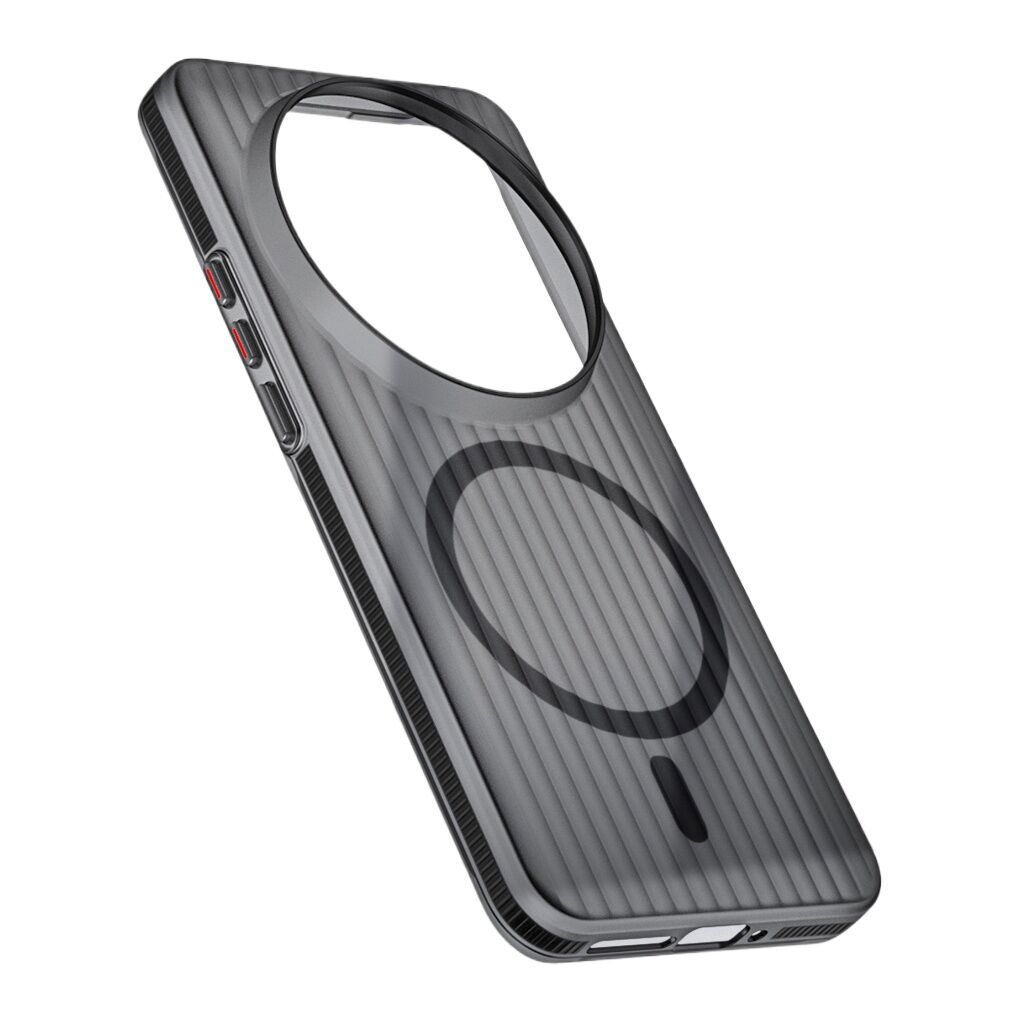 For Xiaomi 15 14 Ultra Case ELVEV Ultra-Thin Anti-fingerprint Hard PC Corrugated Clear Back Cover for Xiaomi Mi 15 Ultra