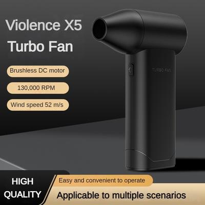 130000RPM Outdoor Violent Turbo Fan Handheld High Speed Dust Removal Blower Portable Camping Mini Hair Dryer
