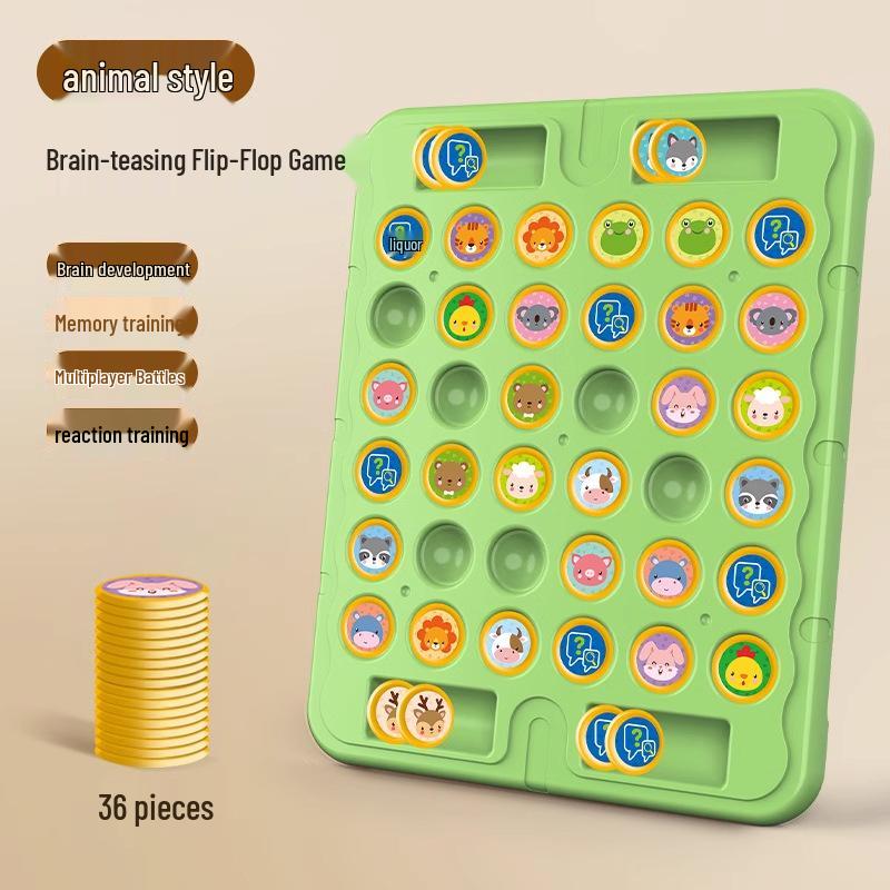 Flip-Over Chess: Two-Player Memory Puzzle Game for Kids