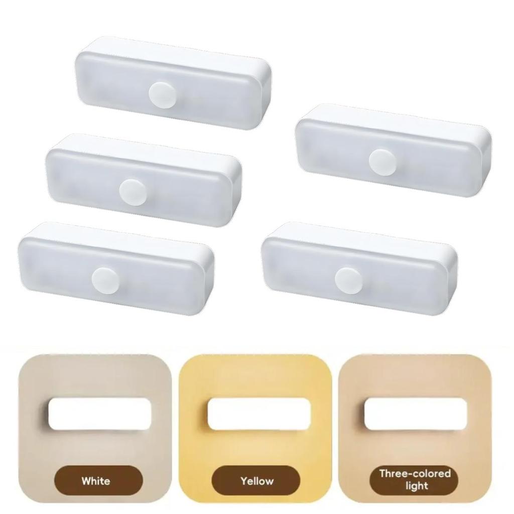 USB Rechargeable Magnetic Small Night Lights Mini Portable Bedside Lamp LED 3 Modes Eye Protection Small Night Light Lamp For Aisle Bedroom Light