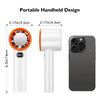 New Mini Handheld Fan 120 Speed Portable Desktop Fans Instant Cooling with Ice Mode Rechargeable Stylish Fan for Women