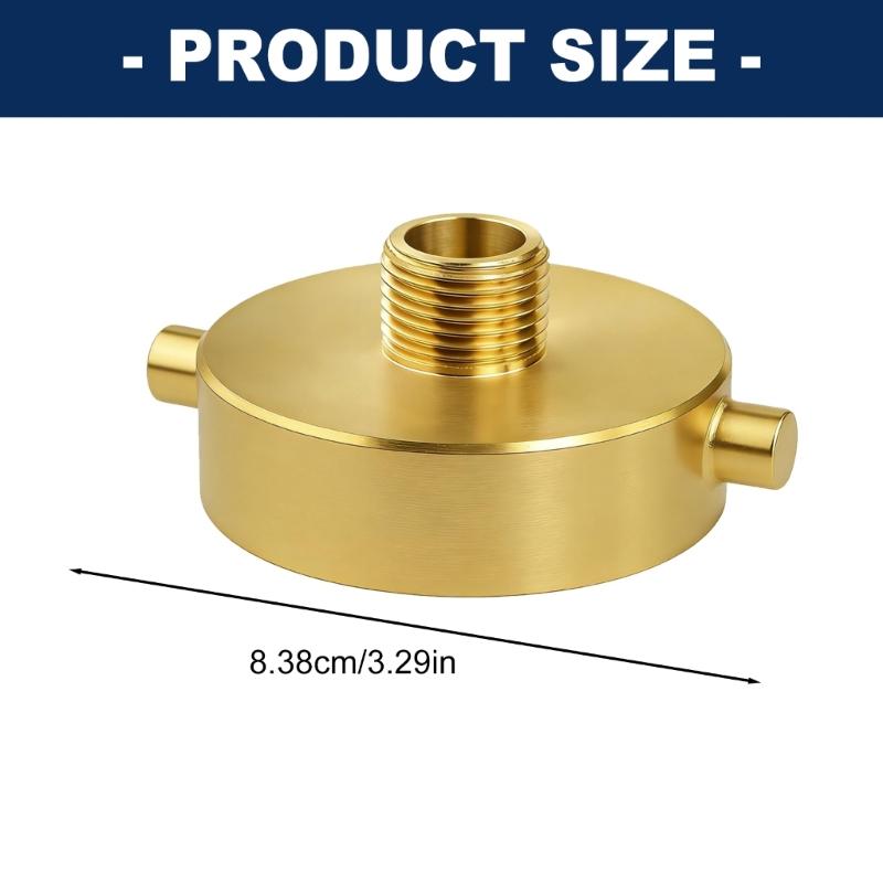 Quick Installion Hydrant Adapter Garden Hose Adapter Fitting Connector Brass Fire Hydrant Hose Adapter with Pin Lug