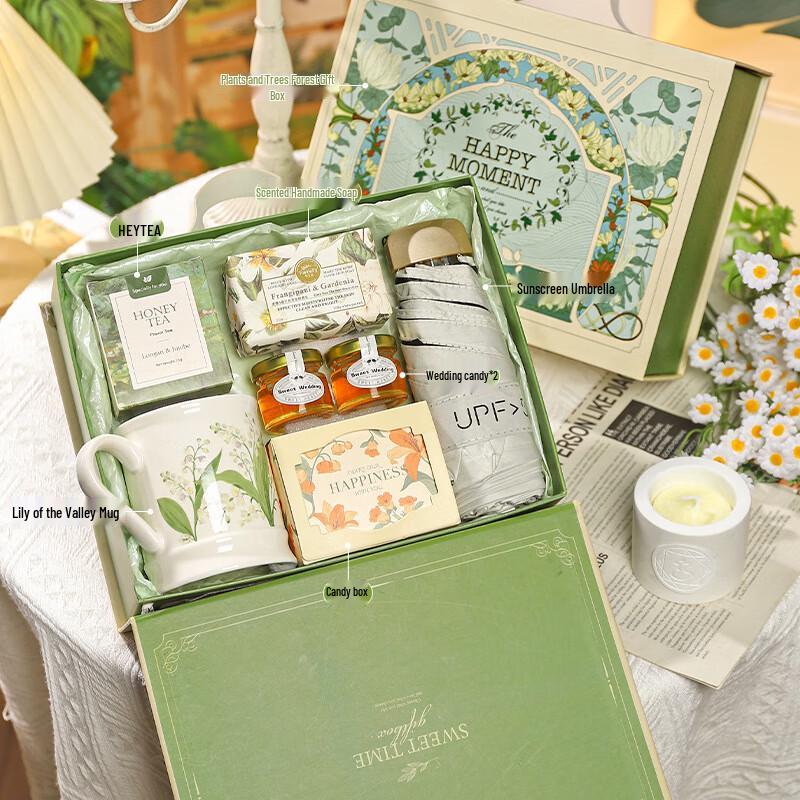 Lily of the Valley Ceramic Mug Set