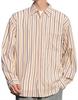 Bluefeel Long Sleeve Spring with Business Plus Cut and Street Men's Shirt, Striped, Wrinkle-Resistant, Pockets, Casual, Stylish, Sizes, Sew,