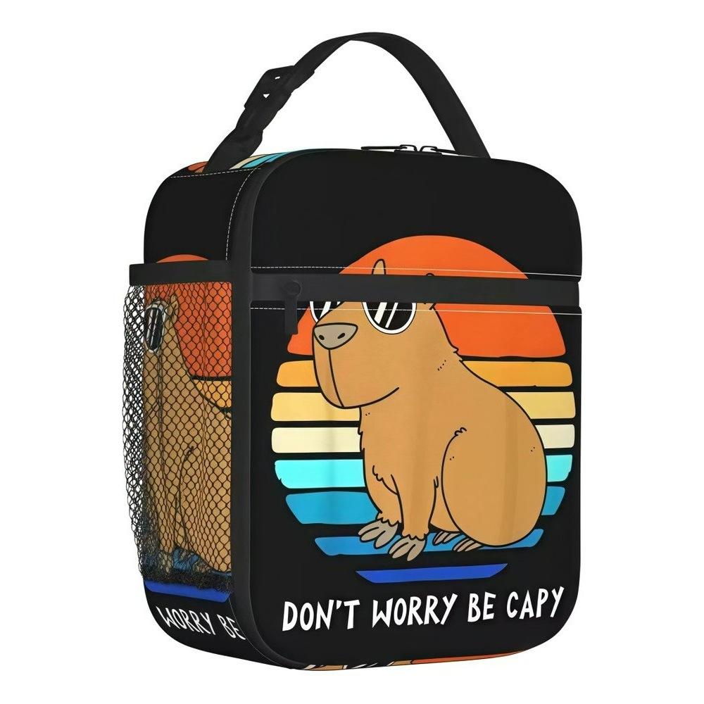 Children'S Cartoon Lunch Bag Large Capacity Lunch Box Bento Bag Thickened Aluminum Foil Portable Thermal Insulation Bag