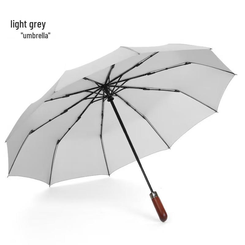 Xuri Automatic Folding Wooden Handle Umbrella