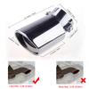 DSYCAR 1Pcs Universal Stainless Steel Car Exhaust Tail Muffler Tip Pipe for Car-styling Decoration DIY Accessories