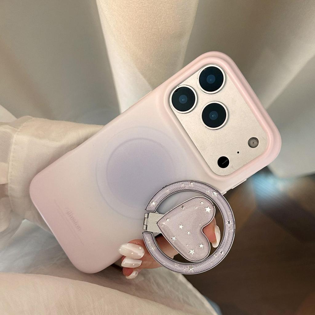 Custodia Magnetica per Telefono Viola Stellata Degradé per iPhone 16, iPhone 17 e iPhone 17 Pro Max