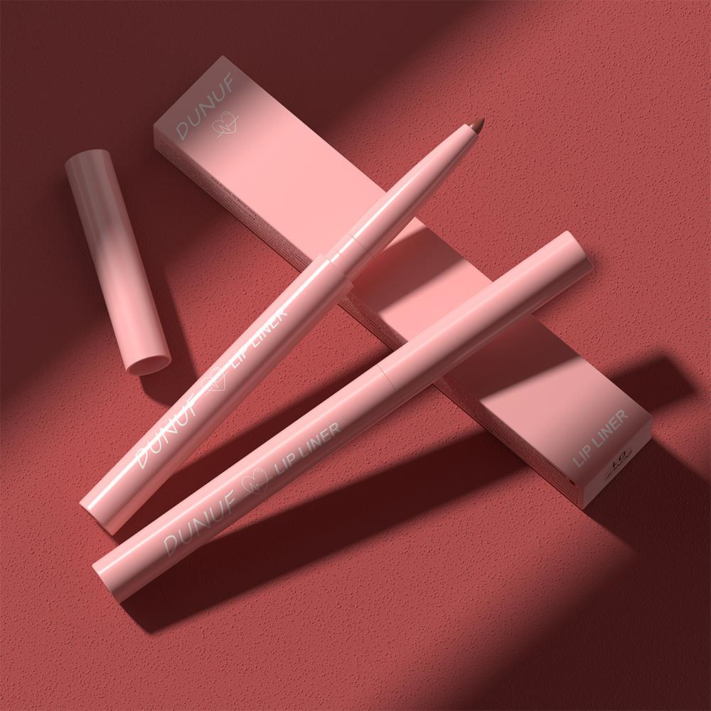 Lipliner in 12 Farben – Langanhaltender und wischfester Lippenstift, geschmeidige und cremige Textur, hochpigmentiert für präzise Lippenkonturierung,