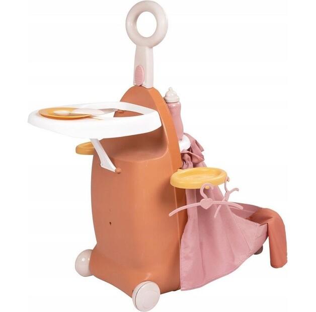 Набор аксессуаров для кукол Smoby Baby Nurse В чемодане Опекун Стульчик Кроватка