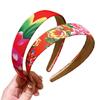 Wide Headband for Halloween Creative Scrunchie Floral Hair Tie Birthday Gifts
