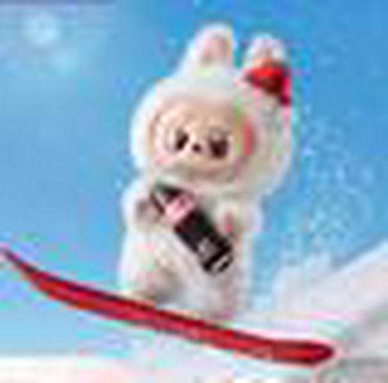 Labubu Green VL Plush Vinyl Doll Pendant