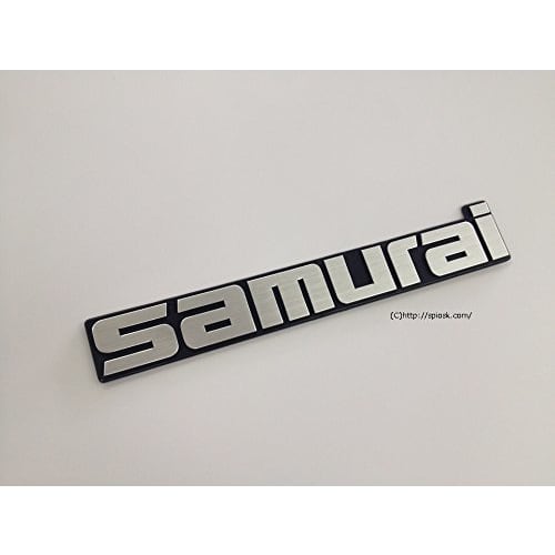 Suzuki Jimny Overseas Specification Samurai JA11 / JA71 SUZUKI SAMURAI Rear Emblem