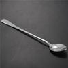 ABWR-New 3Pc Long Handle Stainless Steel Tea Coffee Spoon Cocktail Ice Cream Spoon Spoons Cutlery Pointed Head