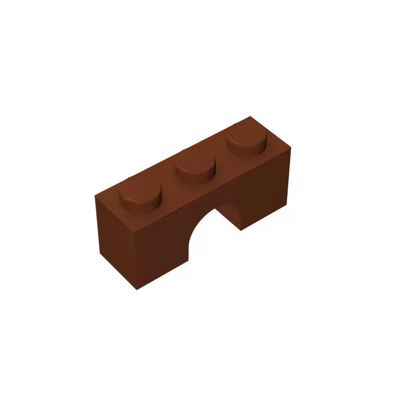 

50pcs 4490 Brick Arch 1x3 Bridge City View Decorate DIY Parts Compatible All Brands Particles Toys for Children 50pcs коричневий