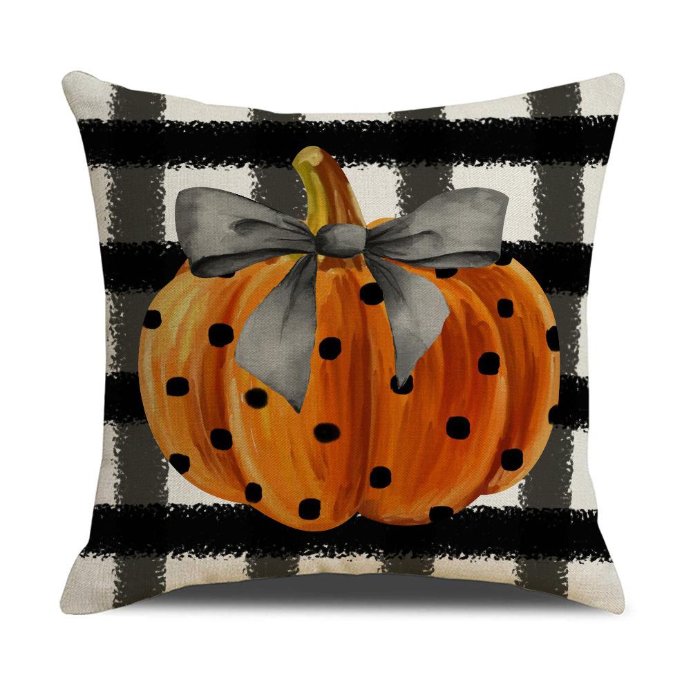 New Halloween Pillowcase Funny Pumpkin Ghost Horror Cushion Sofa Pillow