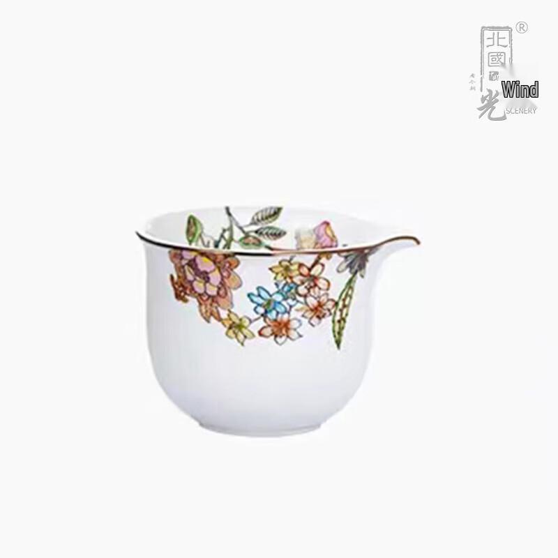 Exquisite Northern Scenery Bone China Tea Set