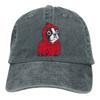 Boston Terrier In A Red Hoodie Baseball Caps Peaked Cap French Bulldog Pet Dog Lover Sun Shade Hats for Men